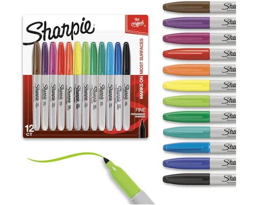 Sharpie 12-Count Permanent Markers for $8.xx Shipped