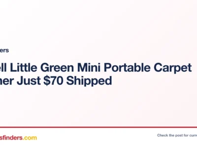 Bissell Little Green Mini Portable Carpet Cleaner Just $70 Shipped