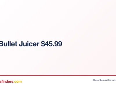 NutriBullet Juicer $45.99