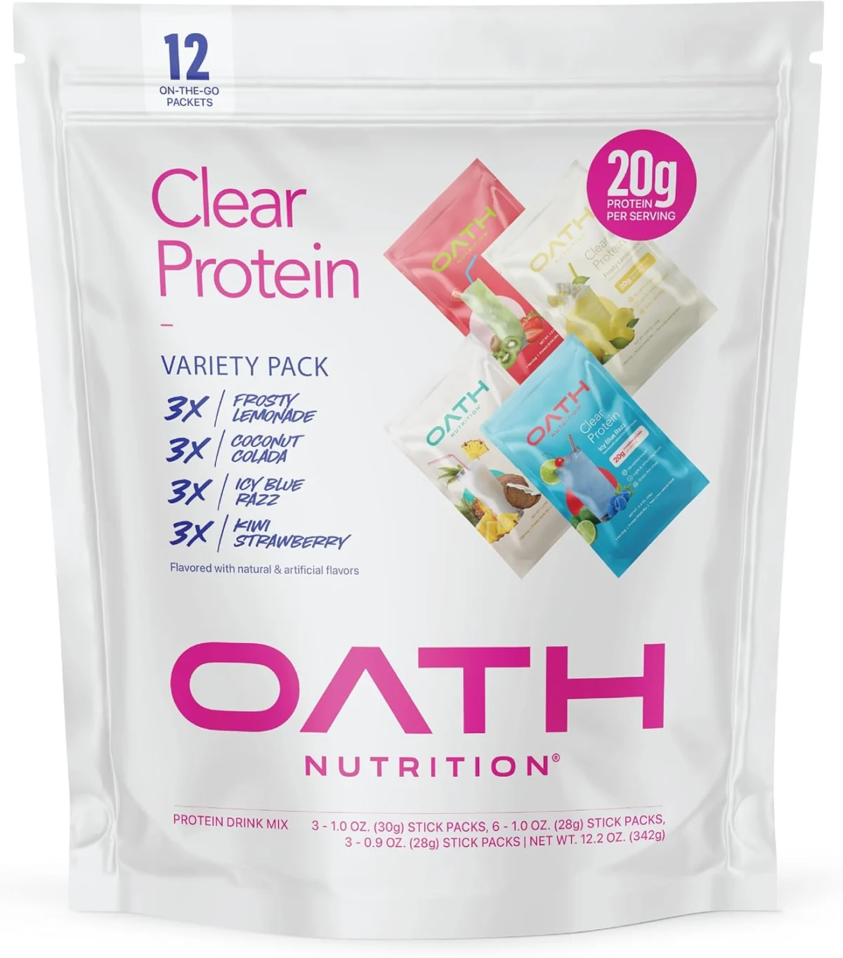 Oath Nutrition Clear Whey Isolate Only $20.xx (Reg. $35) at Amazon
