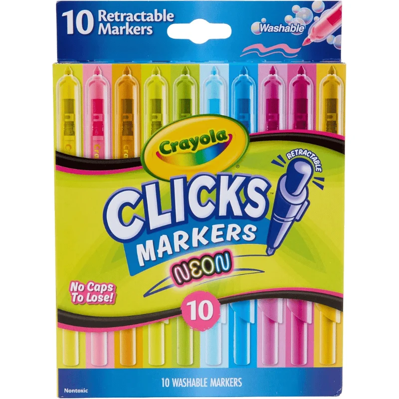 Crayola Clicks Tip Neon Markers Deal: Save $6.xx at Amazon