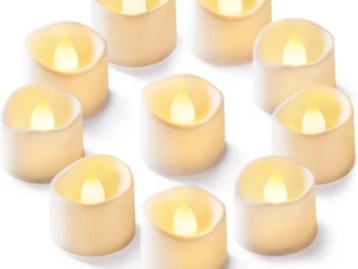 flickering candles