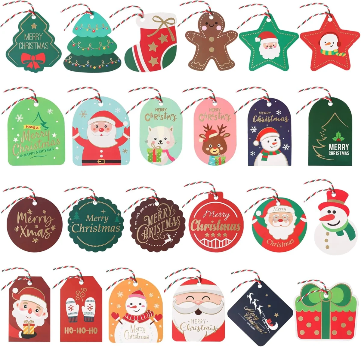 72 Pack Christmas Gift Tags Deal