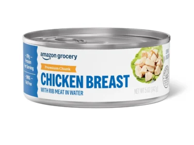 Prime Members: 5-Oz Amazon Grocery Premium Chunk Chicken Breast $1.xx w/ S&S + Free S&H