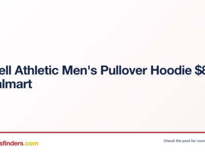 Russell Athletic Men’s Pullover Hoodie $8.49 at Walmart