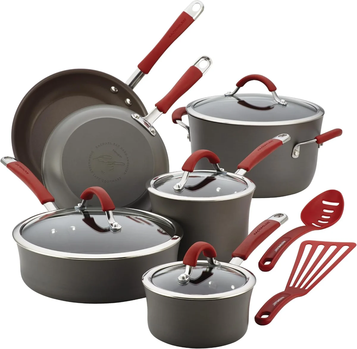 12 Piece Nonstick Pots and Pans Set Deal: Save 50%