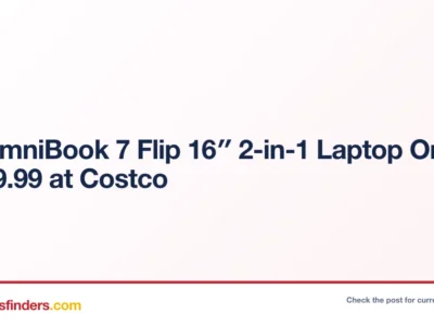Costco deal card