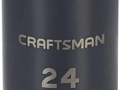 CRAFTSMAN Deep Impact Metric 1/2″ Drive 24mm Socket $6.xx at Amazon