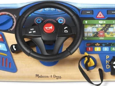 Melissa & Doug Vroom & Zoom Interactive Wooden Dashboard Racing Car Steering Wheel Toy w/ Lights & Sounds $28.xx + Free Shipping w/ Prime or on $35.xx+