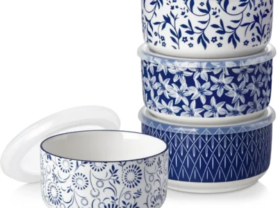 Amazon : vancasso Ceramic Serving Bowls with Lids (Set of 4, 36Oz.) $34 (Reg$69) + Free Shipping. #Ad
