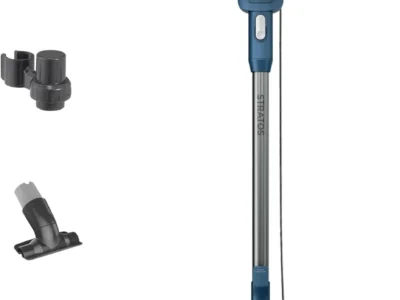 Shark Stratos Corded Stick Vacuum, DuoClean PowerFins, Navy, HZ3002 $199.xx