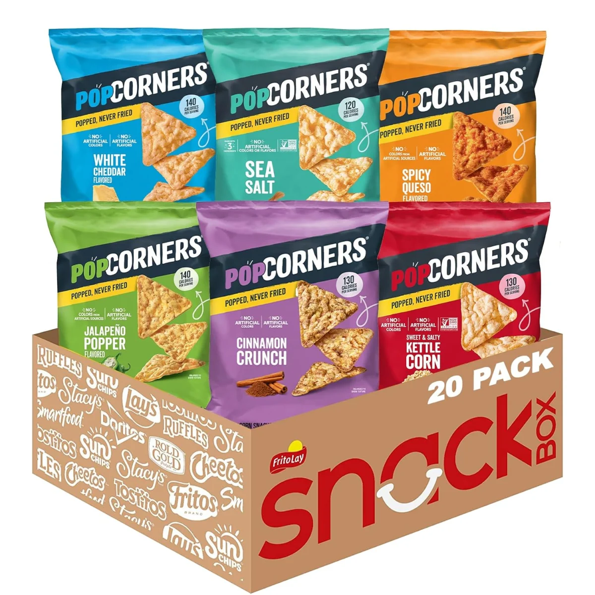20-Pack PopCorners Popped Corn Chips Only $17.xx (Reg. $22)