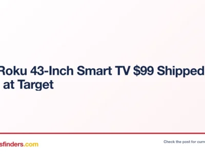 Hiro Roku 43-Inch Smart TV Only $99 (Reg. $180) at Target