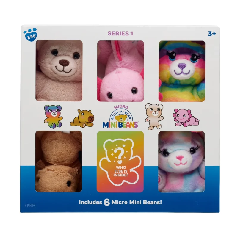 Build-A-Bear Micro Mini Beans Plush 6 Pack Deal: Save $5 at Walmart