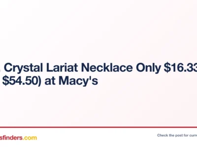 Macy's deal card