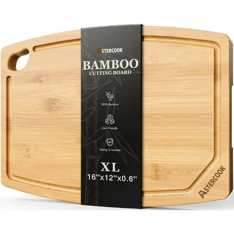 Astercook Large Bamboo Cutting Board Deal: Save 72% at Amazon
