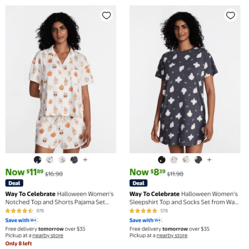 Way To Celebrate Halloween Women’s Pajamas Deal: Save $3.59 at Walmart