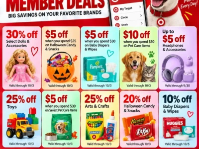 Target Circle Roundup: October 3 Offers Ended; Diaper Offer Reported Through October 5
