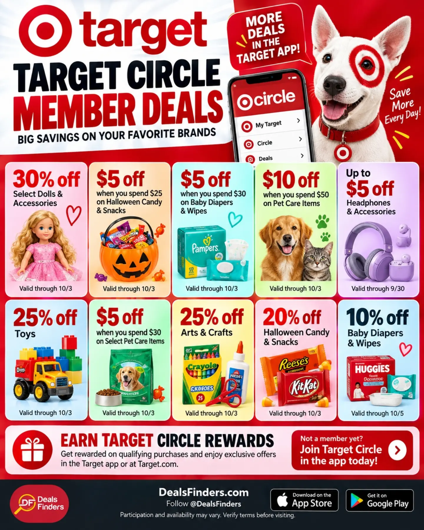 Target Circle Roundup: October 3 Offers Ended; Diaper Offer Reported Through October 5