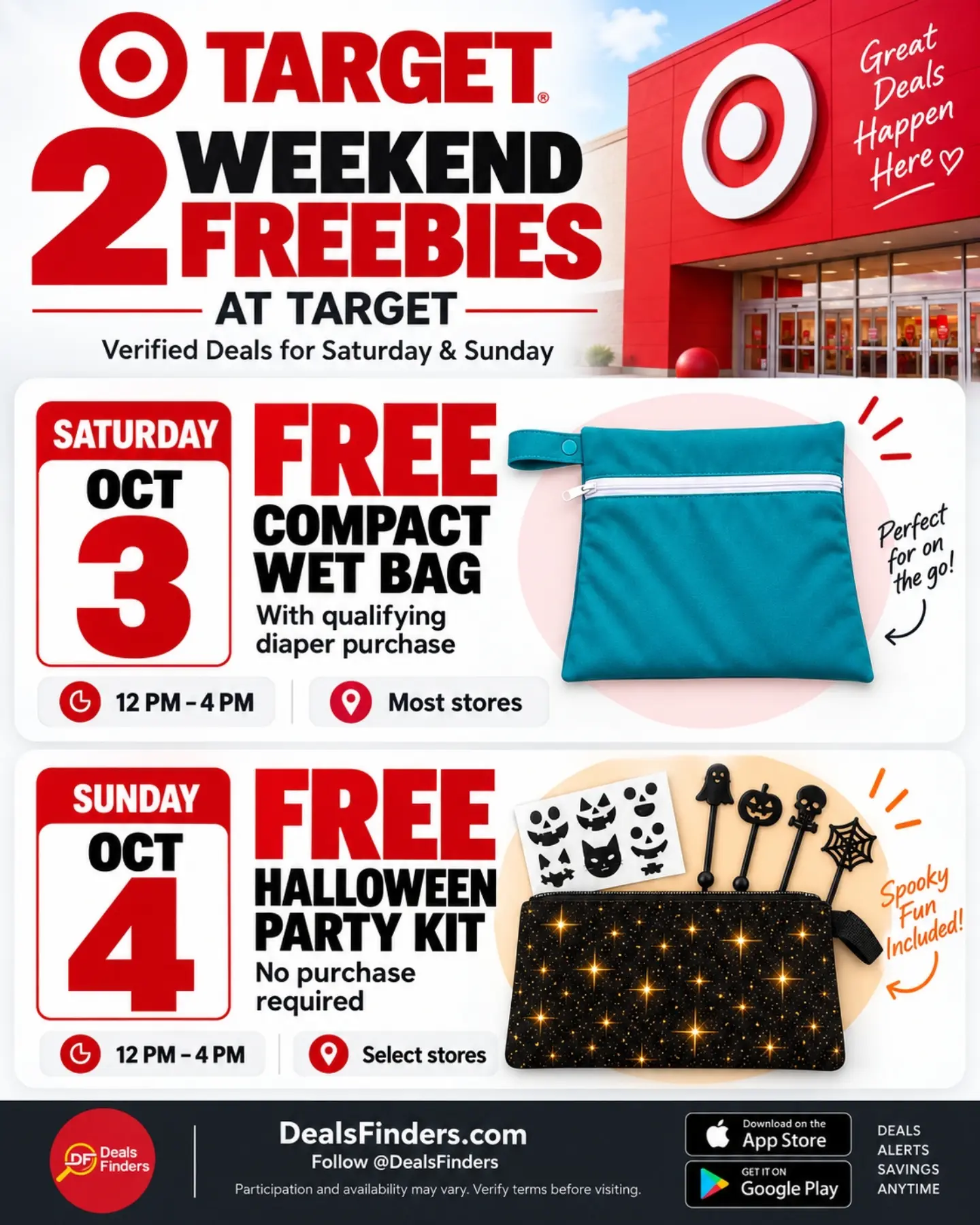 Ended: Target October 3–4 Wet Bag and Reported Halloween Kit Events