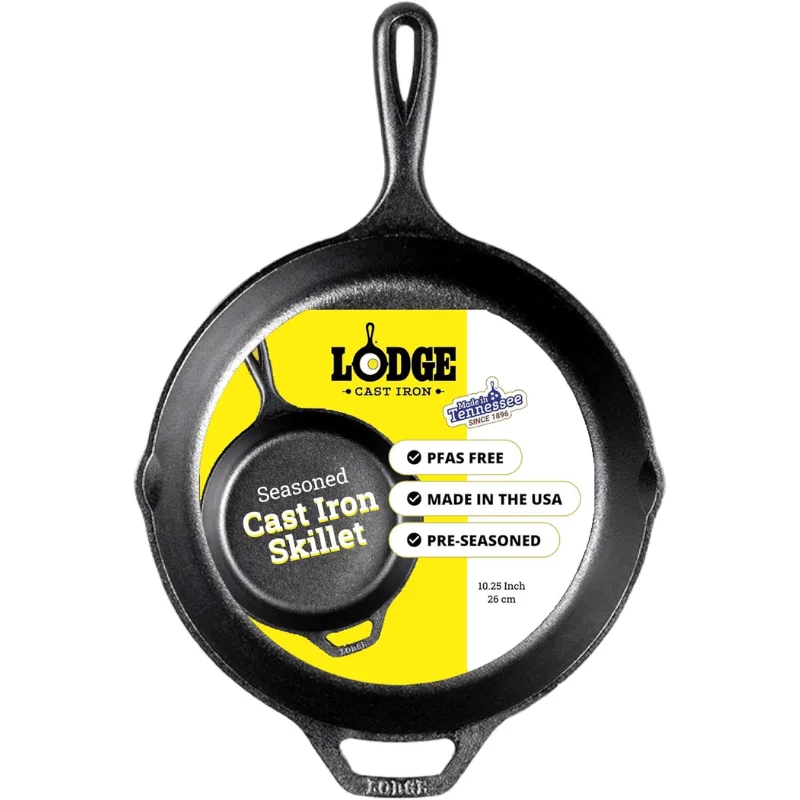 Lodge Pre-Seasoned Cast Iron Skillet Save $5.xx at Amazon