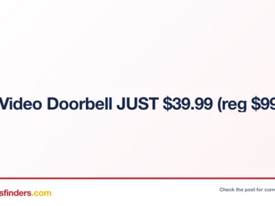 Ring Video Doorbell Just $39.xx (Reg. $100) at Amazon