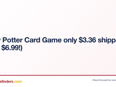 Harry Potter Card Game Only $3.xx (Reg. $7) at Amazon