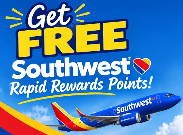 Free Southwest Rapid Rewards Points at Notificationvacation