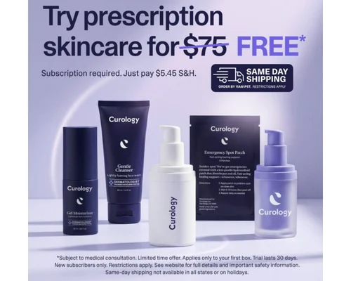 Curology Prime Deal: Free Prescription Skincare