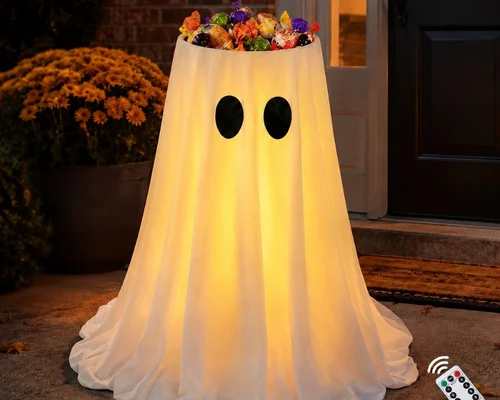 Halloween Lighted Candy Bowl for $17.xx