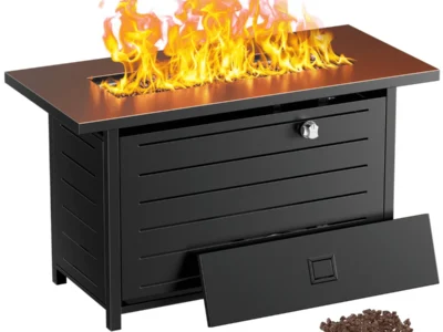 Walmart Patio & Garden Pick: Philergo 43″ Rectangular Gas Fire Pit Table