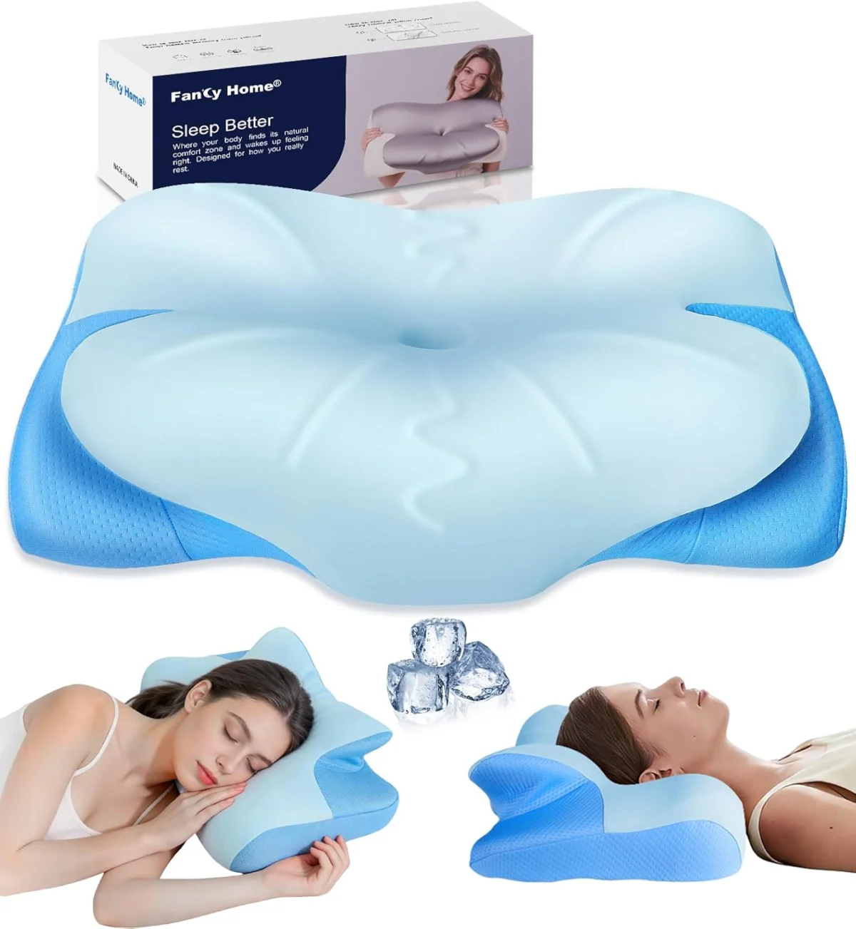 Francy Home Cervical Neck Pillow Only $11.xx (Reg. $22) at Amazon