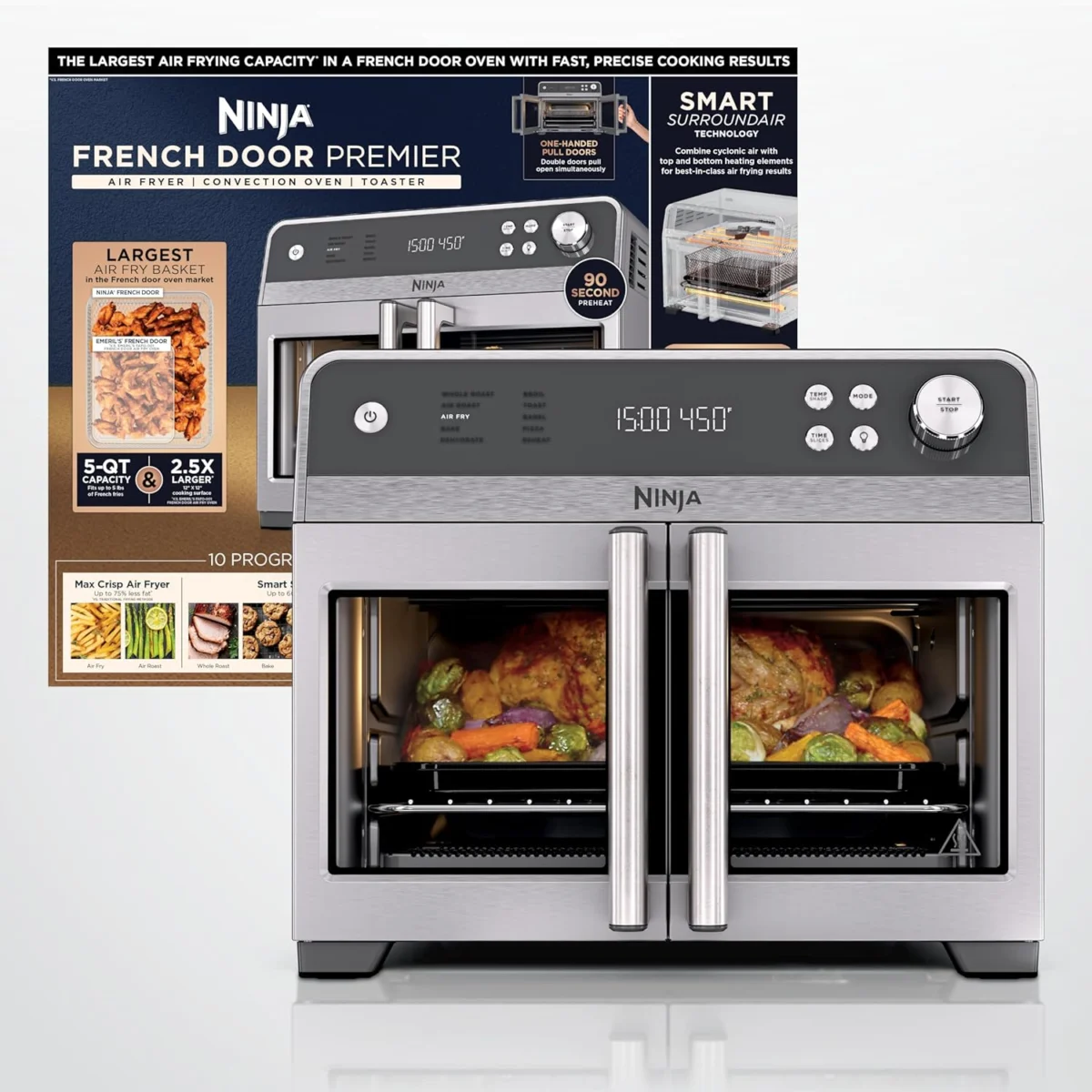 Ninja 10-in-1 French Door Air Fry Oven Only $169.xx (Reg. $280)