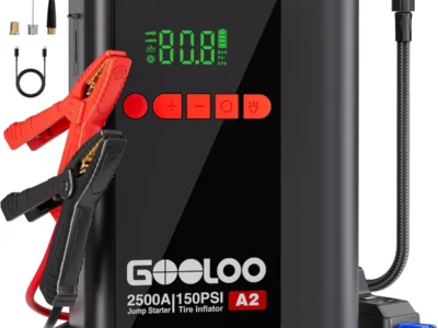 Prime Members: 2500A Gooloo A2 Jump Starter w/ 150 PSI Air Compressor $32.xx + Free S&H