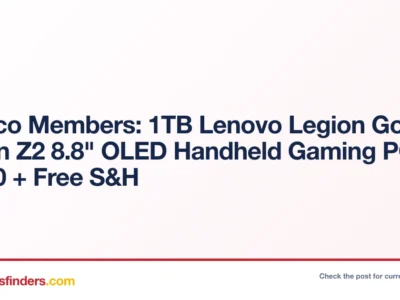 Costco Members: 1TB Lenovo Legion Go 2 Ryzen Z2 8.8″ OLED Handheld Gaming PC $1000 + Free S&H