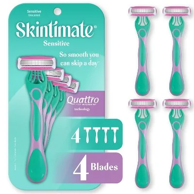 Schick Skintimate Sensitive Skin Women’s Disposable Razors Only $3