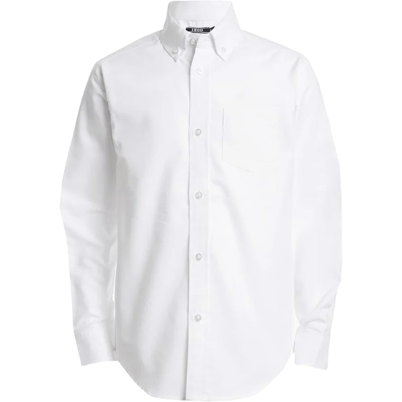 IZOD Boys’ Long Sleeve Oxford Shirt Deal: Save $7.xx at Amazon