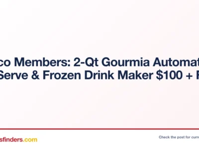 Gourmia 2-Qt Soft Serve Maker Only $100 at Costco