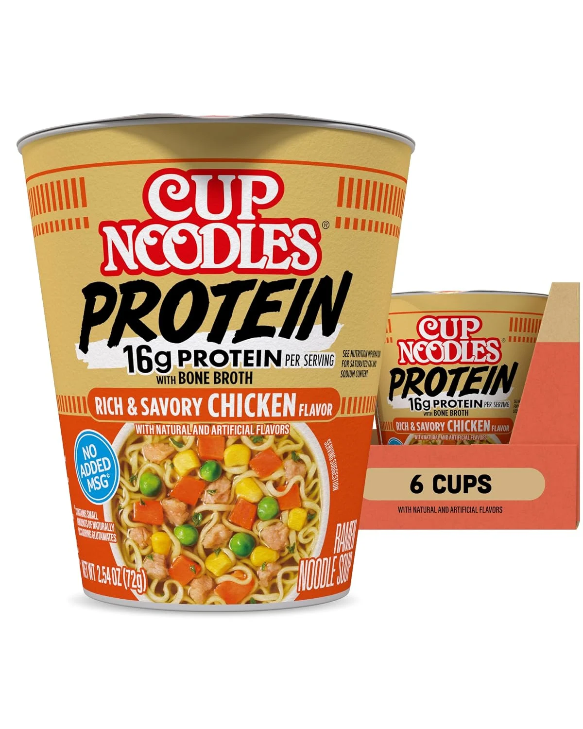 Nissin Cup Noodles Protein Ramen 6-Pack Only $6.xx (Reg. $9) at Amazon