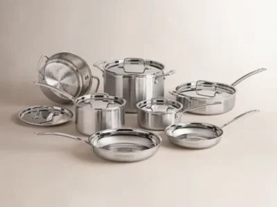12-Piece Cuisinart Multiclad Pro Triple Ply Cookware Set Just $191.36
