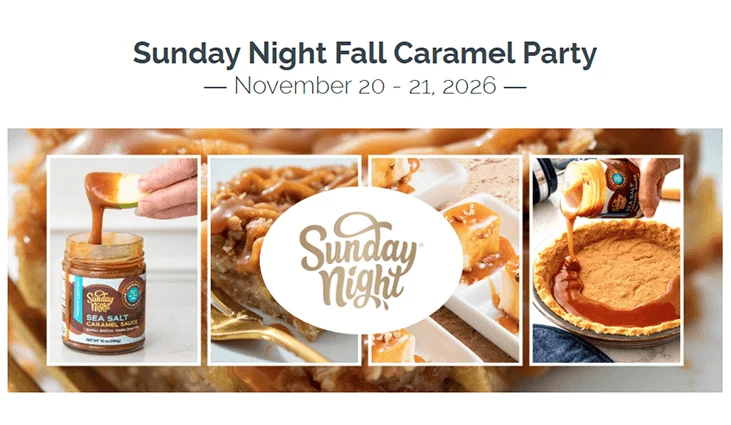 Free Sunday Night Fall Caramel Party Pack promotional image from Tryazon