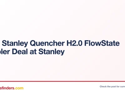 Stanley deal card