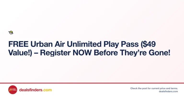 Free Urban Air Unlimited Play Pass (Value $49) at Urbanair