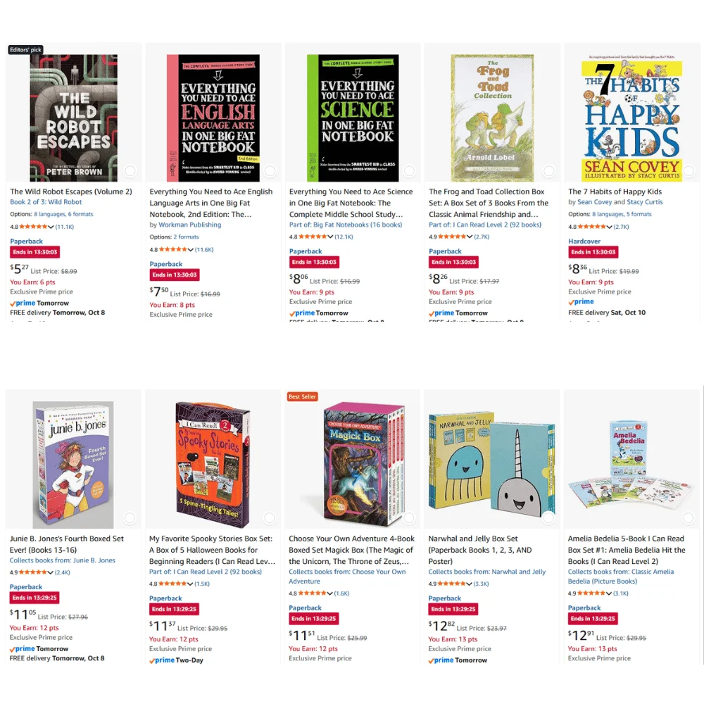Book Sets for 2nd Graders Sale: Save $4.xx at Amazon