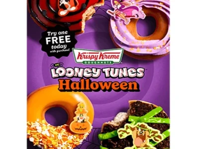 Free Looney Tunes Halloween Doughnut with Purchase at Krispy Kreme