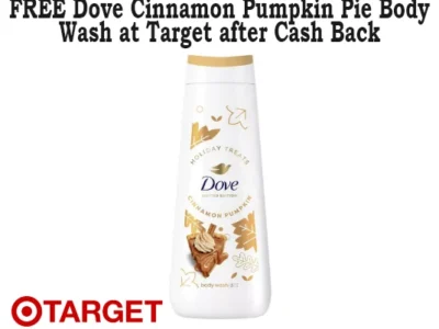 Dove Body Wash: $10 Cash Back on $8.99+ for New TopCashback Members