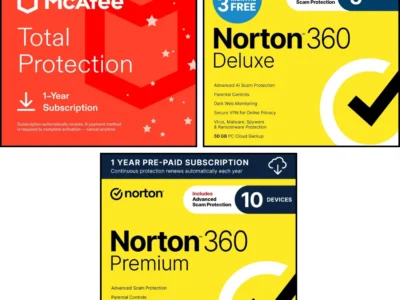 McAfee & Norton Antivirus Deal: Save $59.xx at Amazon
