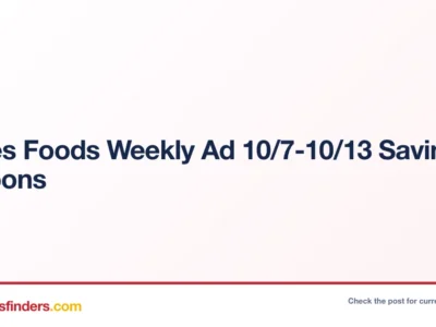 Lowes Foods Weekly Ad 10/7-10/13 Savings at Coupons