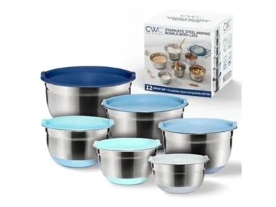 COOK WITH COLOR Stainless Steel Mixing Bowls Deal: Save $14.98 at Woot