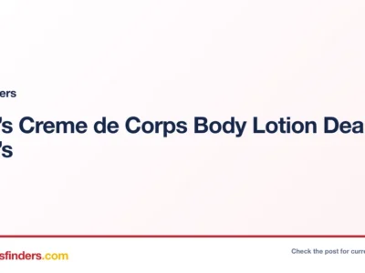 Kiehl’s Creme de Corps Body Lotion Deal at Kiehl’s